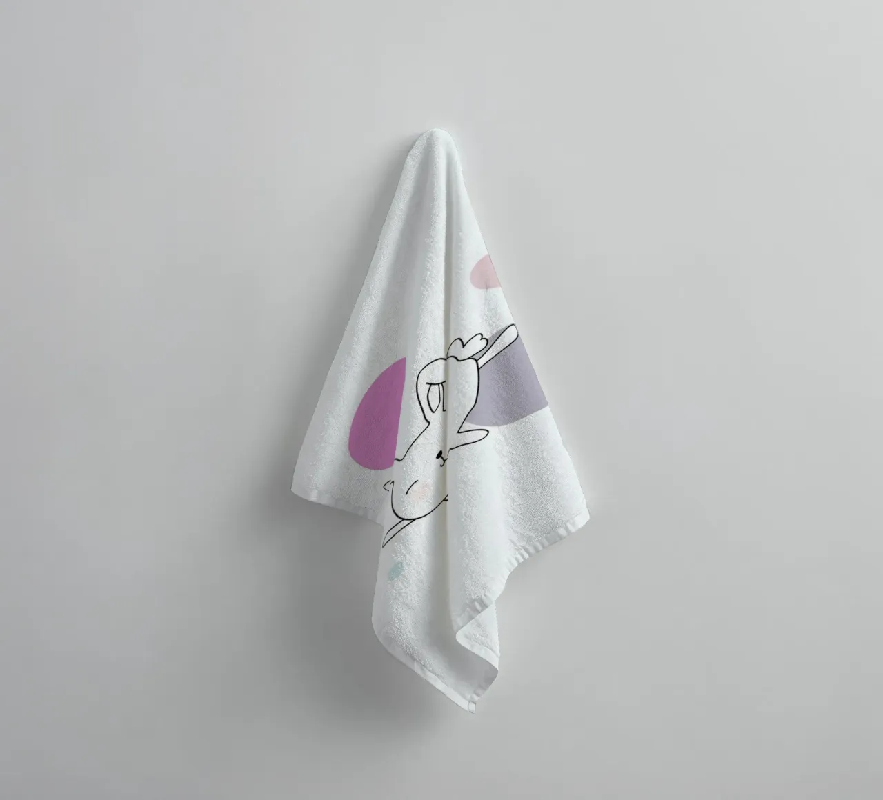 Space Rabbits Astra asciugamano da bagno da Christina Heitmann