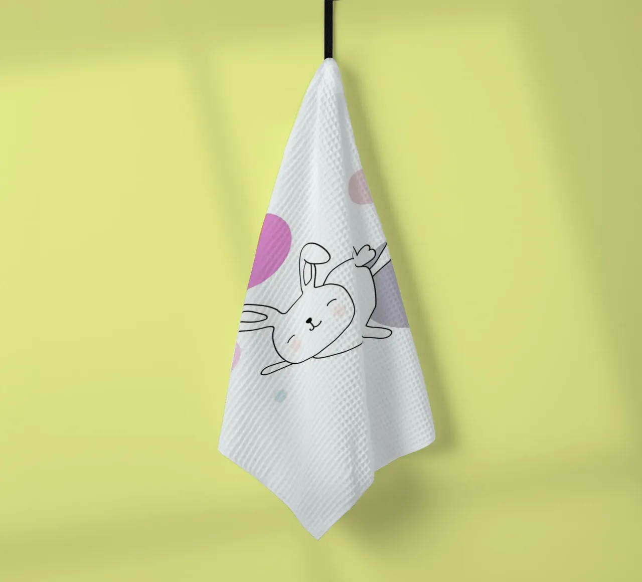 Space Rabbits Astra theedoek van Christina Heitmann