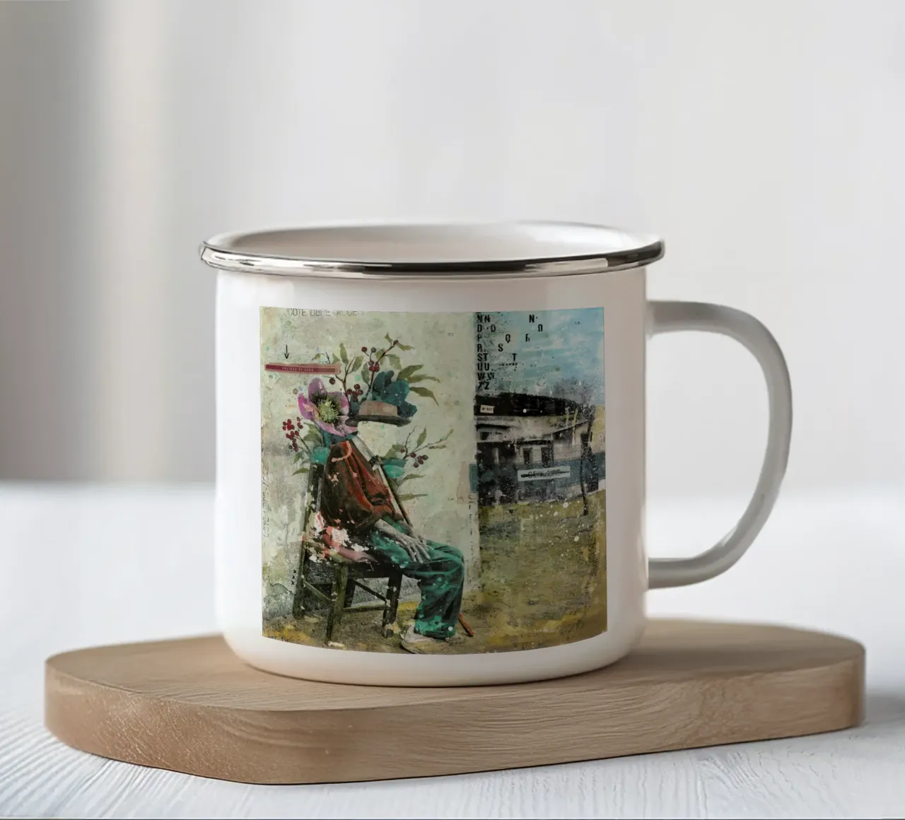 Calidad De Vida tazza in smalto da Tameo