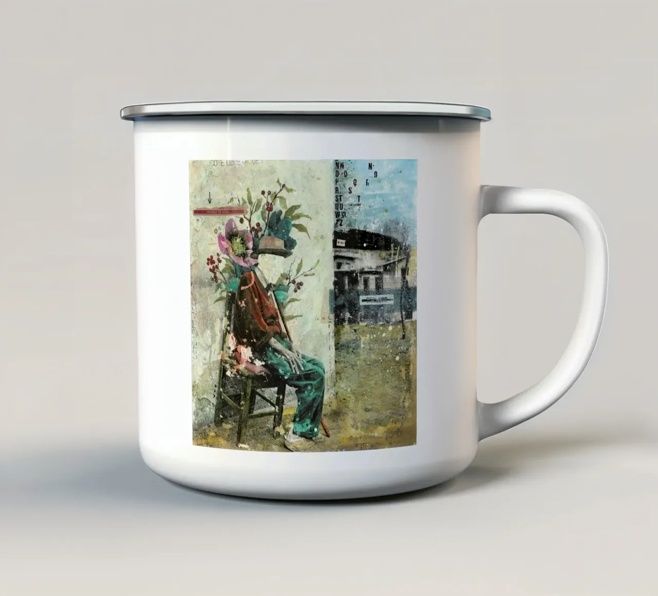 Calidad De Vida tazza in smalto da Tameo
