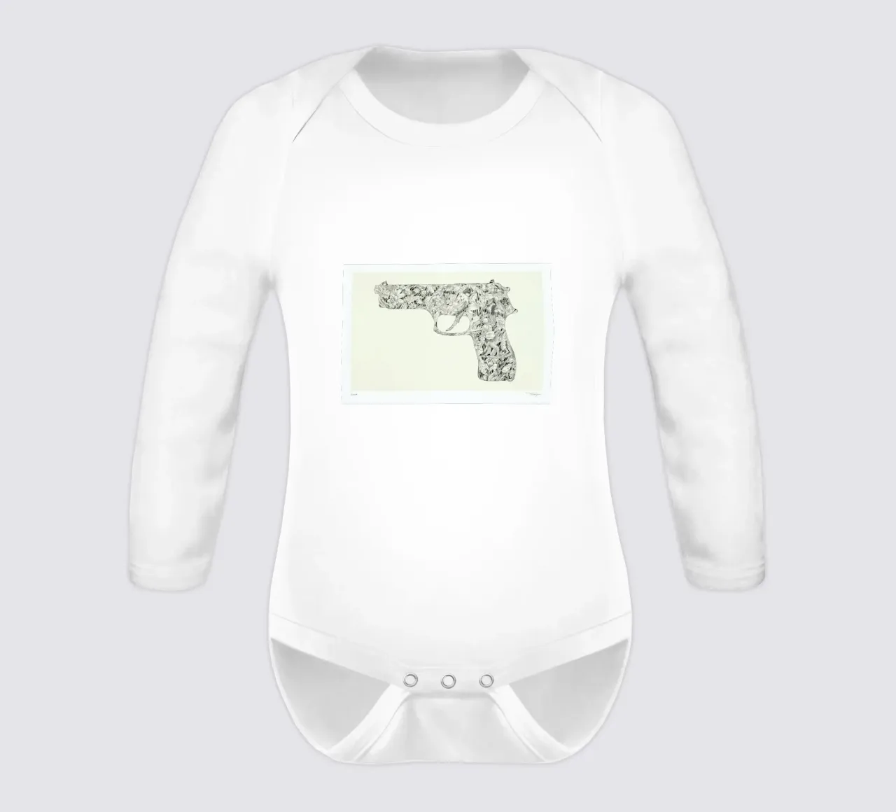 Floretta Langarm Babybody von Faunesque