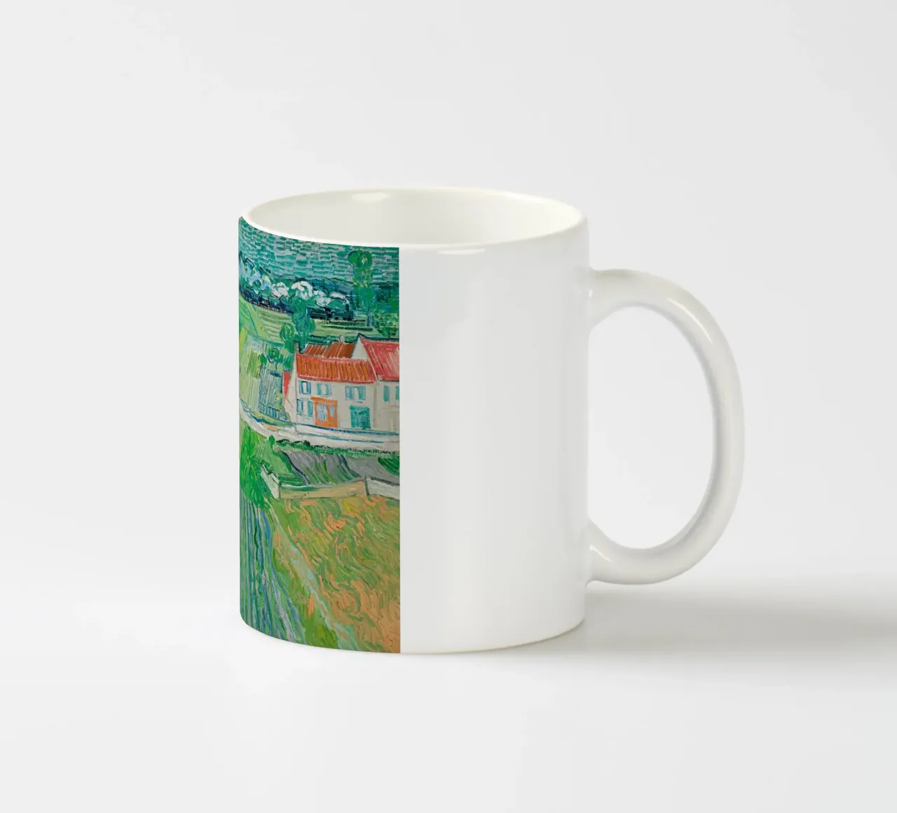 Vincent Van Gogh - Landscape at Auvers after Rain ceramic mug by Timeless Artworks