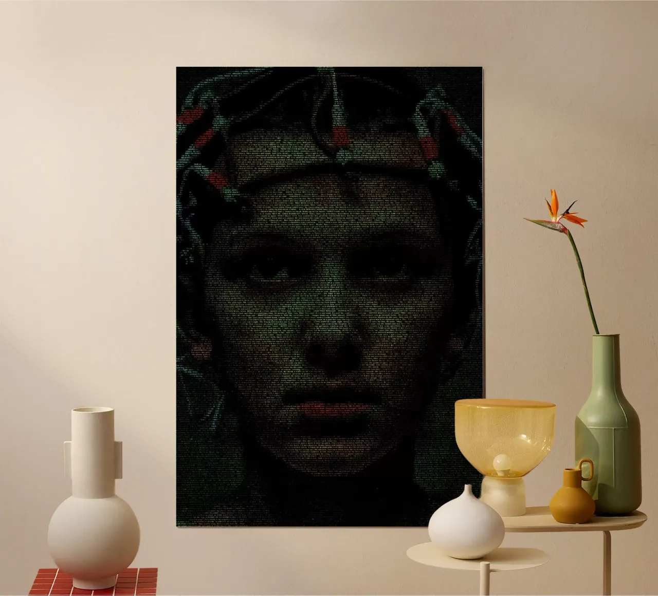 Eleven poster con telaio in legno da Robotic Ewe