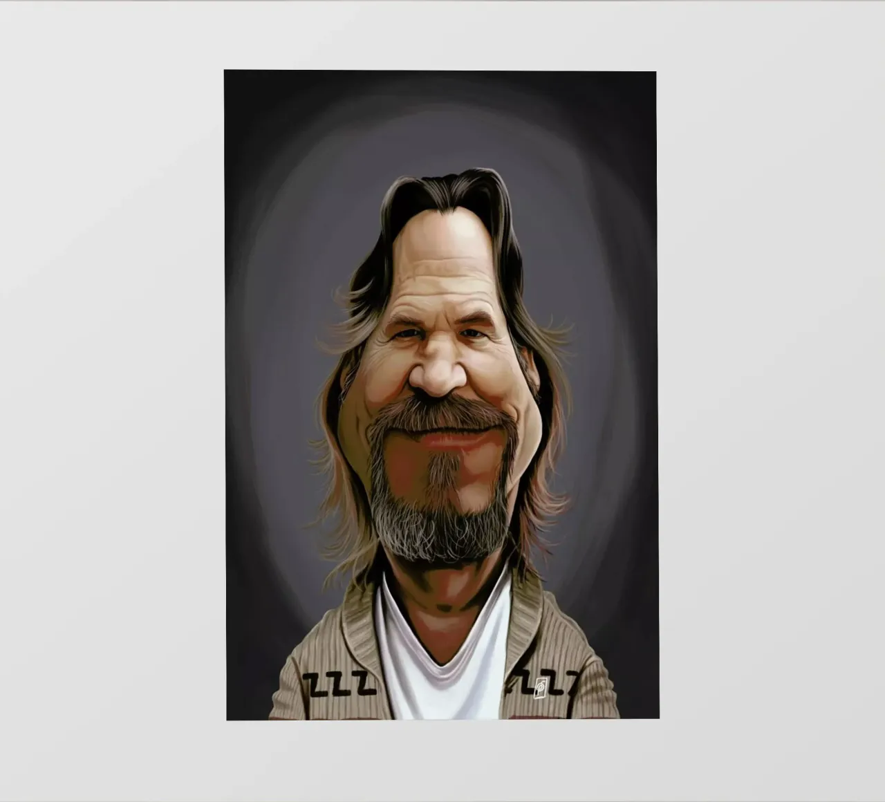 Jeff Bridges telo in pvc da Rob Art | Illustration