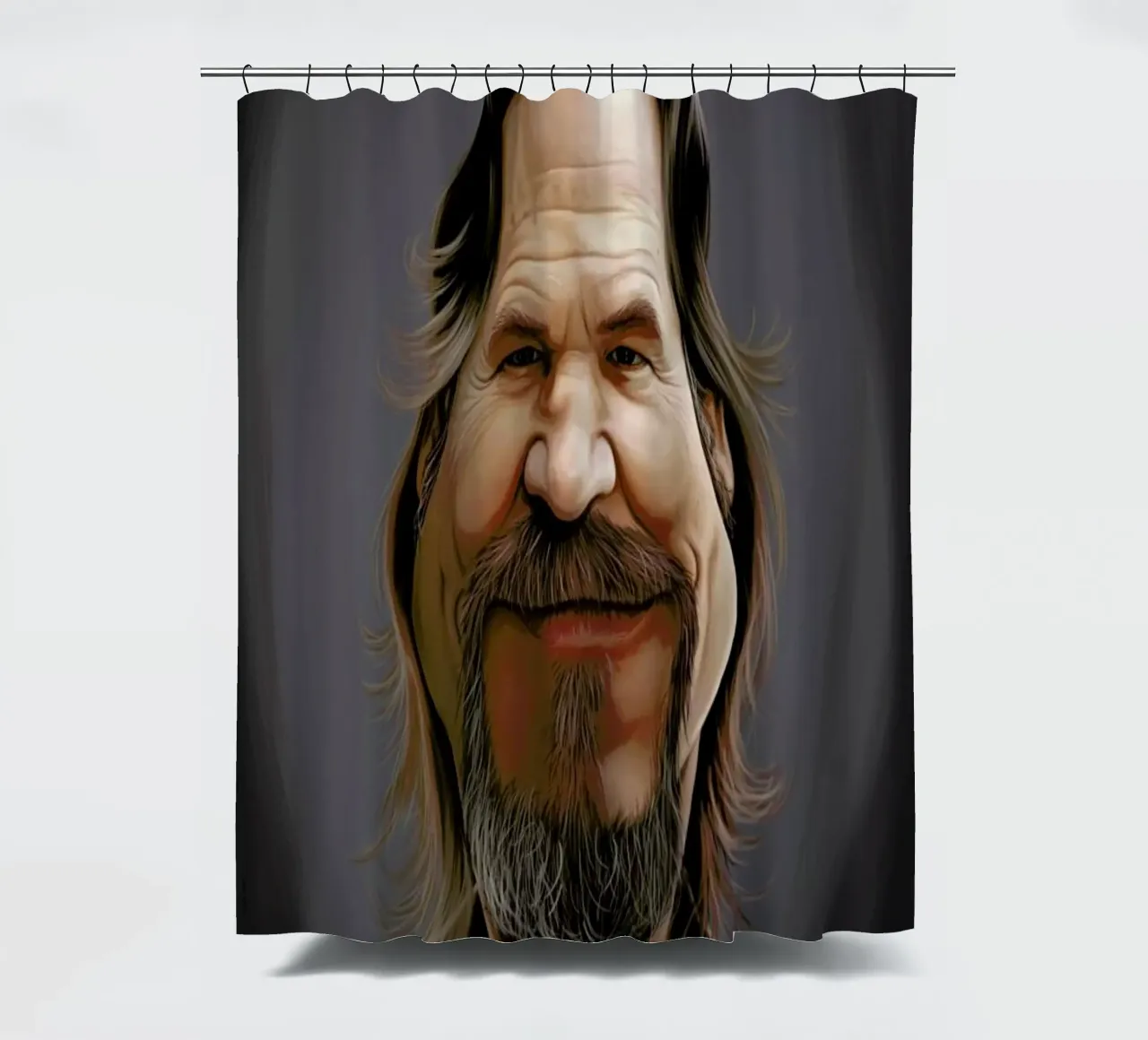 Jeff Bridges tenda da doccia da Rob Art | Illustration