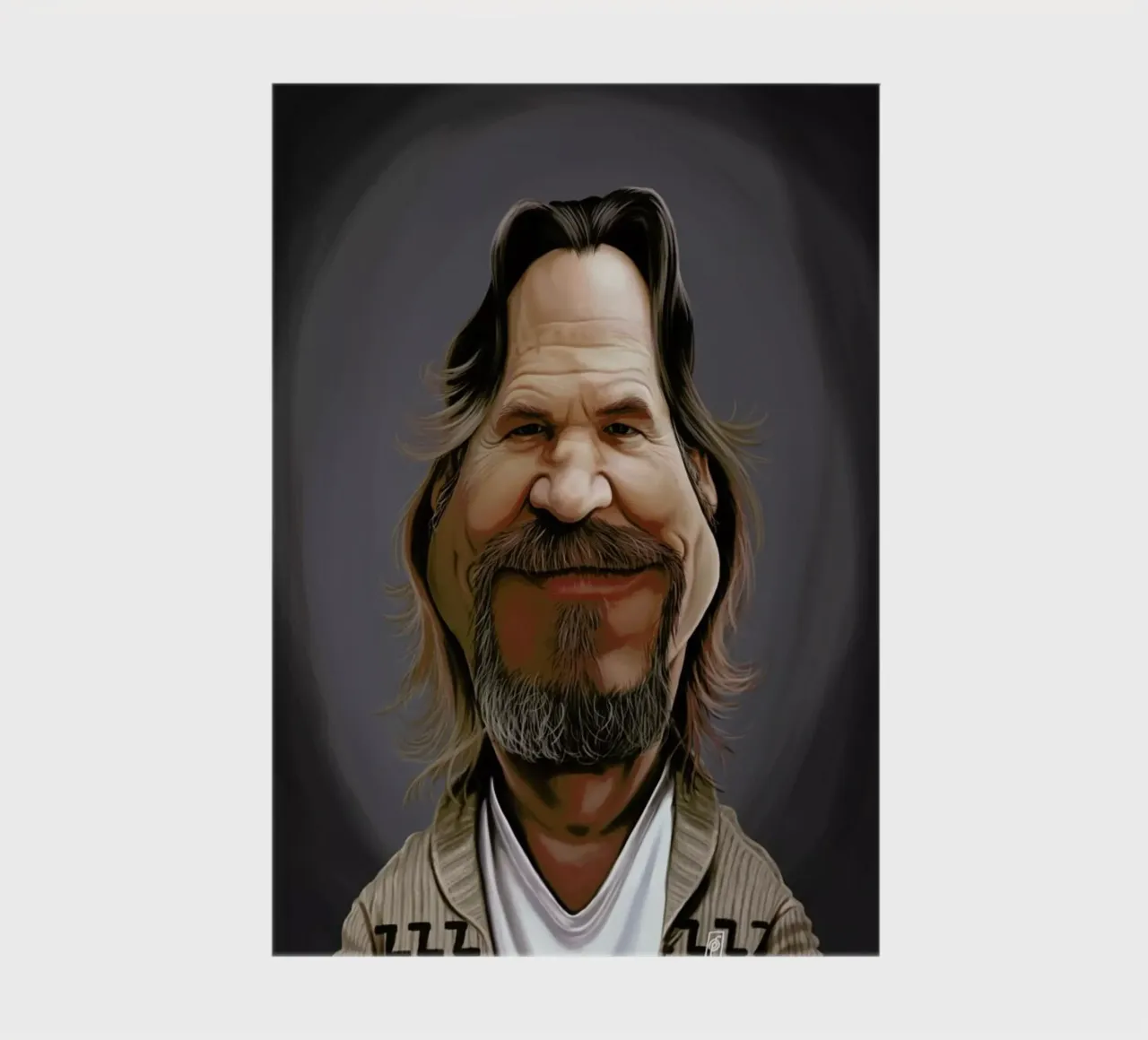 Jeff Bridges notebook by Rob Art | Illustration