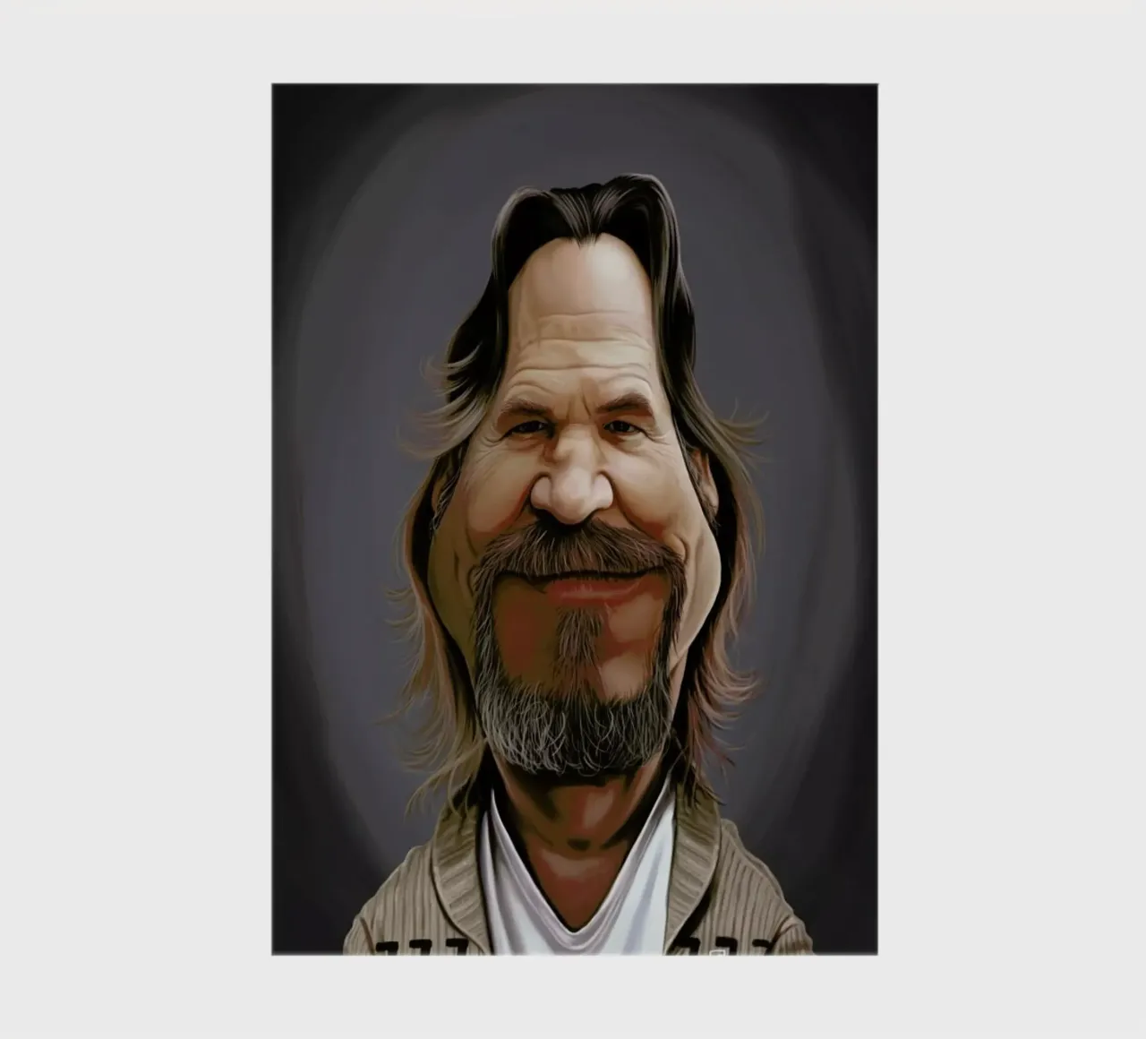 Jeff Bridges notebook by Rob Art | Illustration