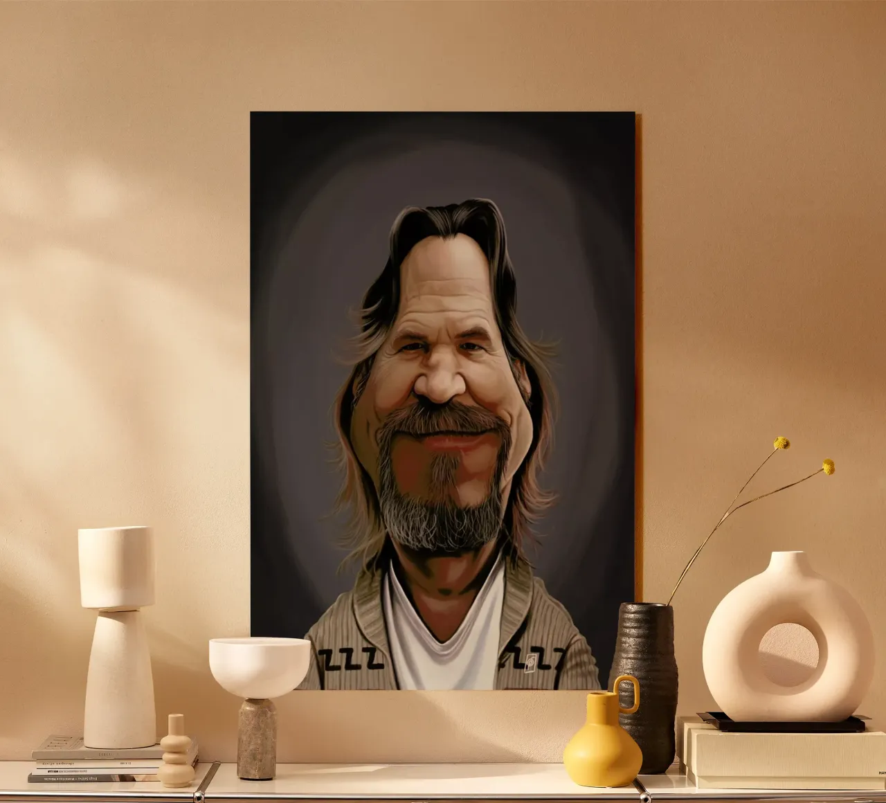 Jeff Bridges plexiglass da Rob Art | Illustration