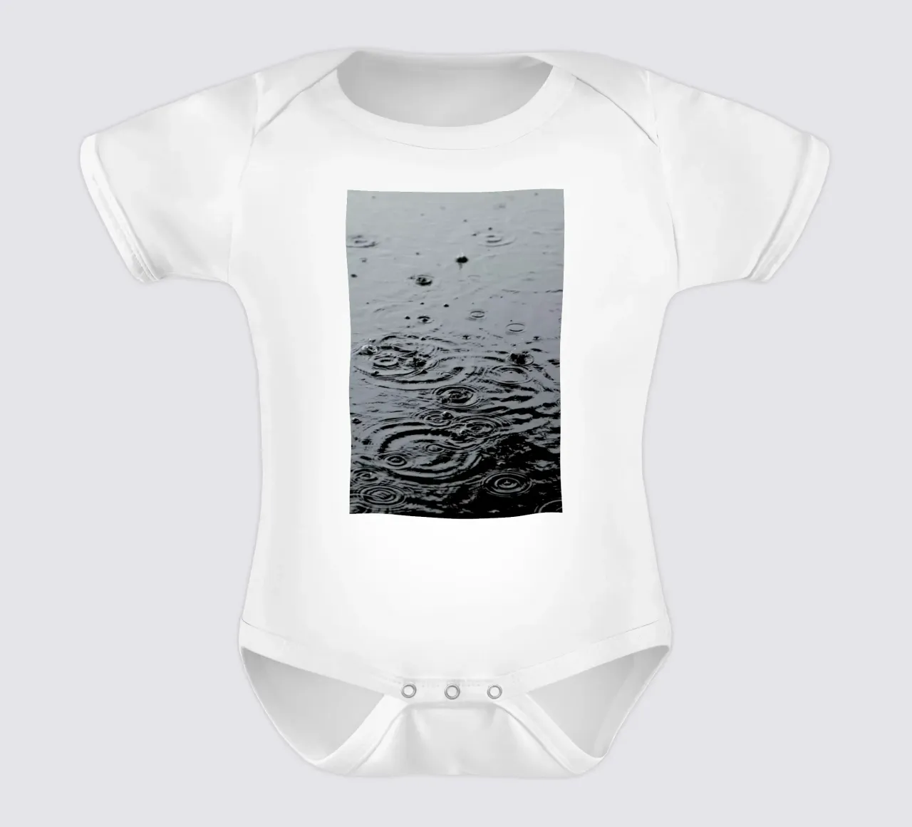 Summer Rain body neonato maniche corte da Studio Nahili