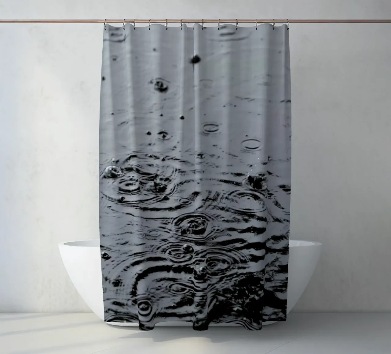 Summer Rain Duschvorhang von Studio Nahili