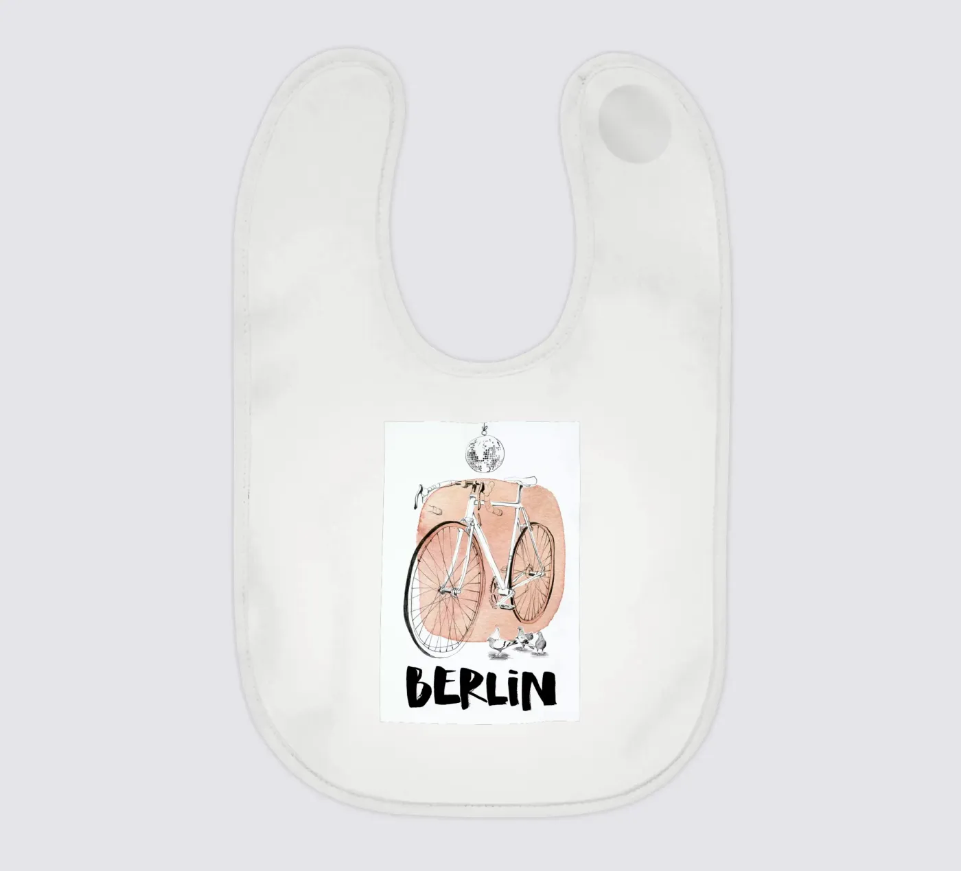 Täubchen Babylätzchen von Ekaterina Koroleva