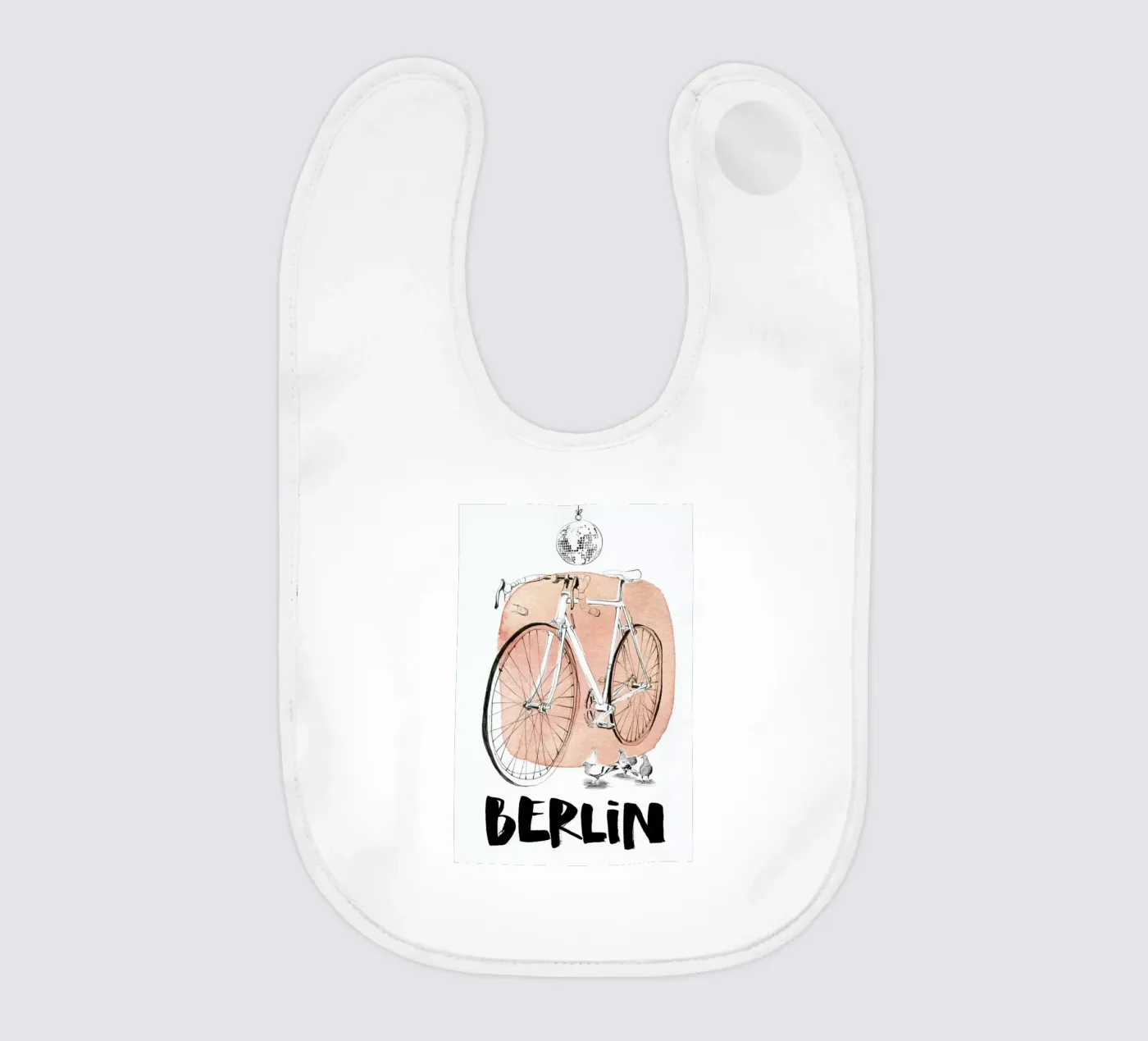 Täubchen Babylätzchen von Ekaterina Koroleva