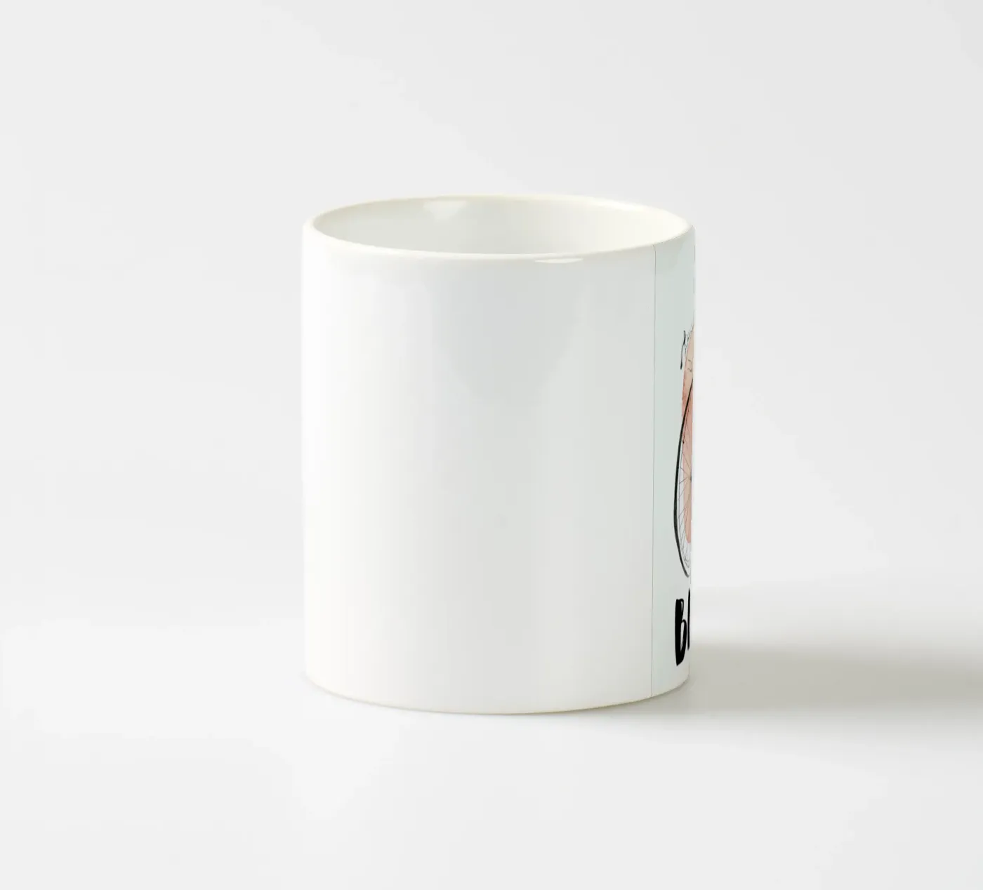 Täubchen ceramic mug by Ekaterina Koroleva