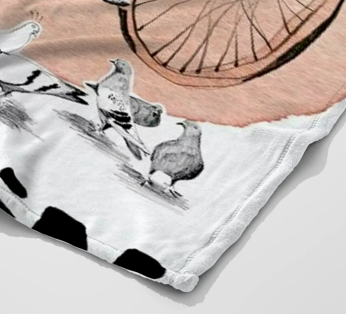 Täubchen fleecedeken van Ekaterina Koroleva