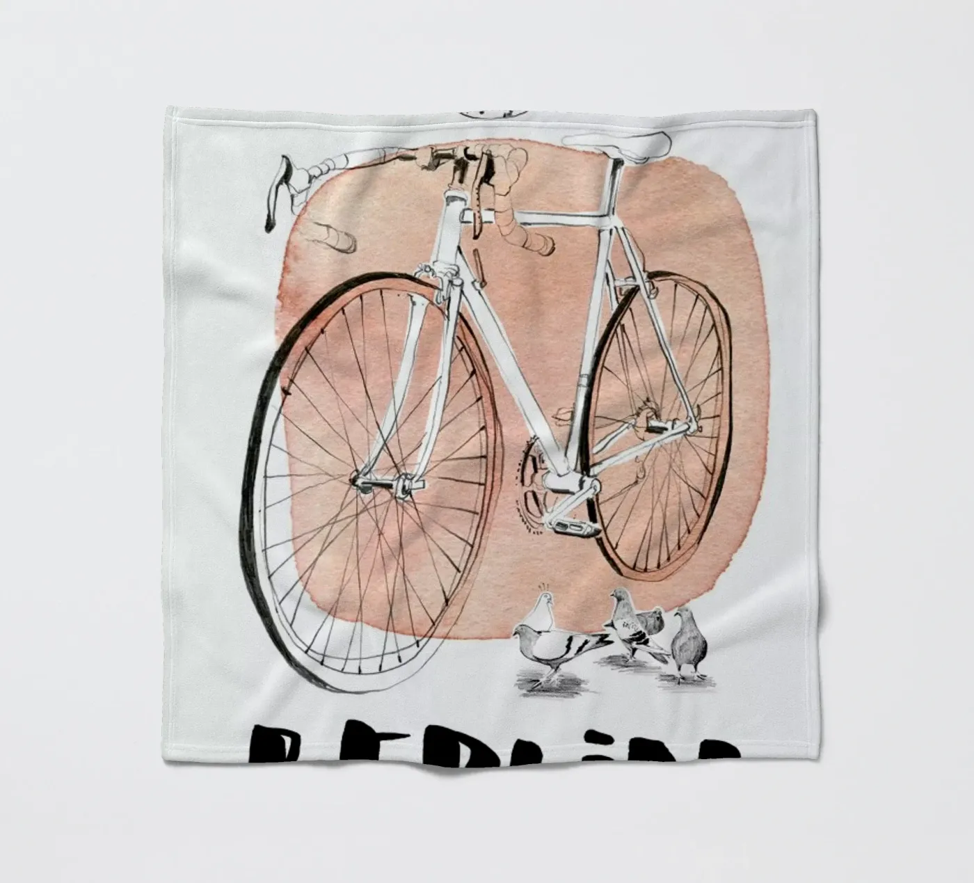 Täubchen fleecedeken van Ekaterina Koroleva