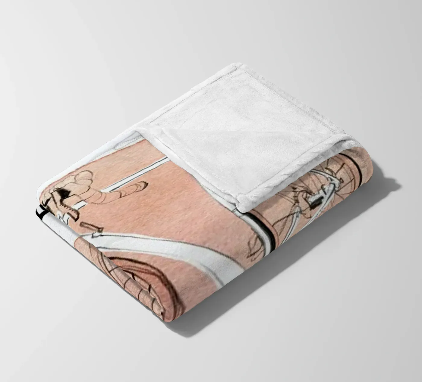 Täubchen fleecedeken van Ekaterina Koroleva