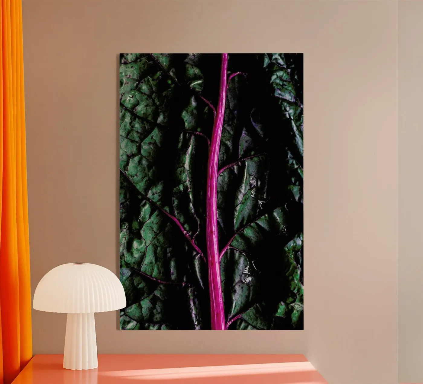 Mangoldblatt plexiglas de Eat this