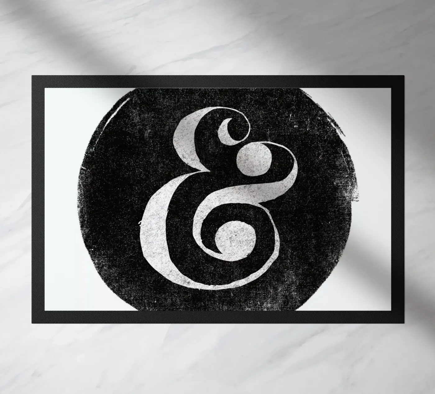 Ampersand doormat by Matthew Taylor Wilson