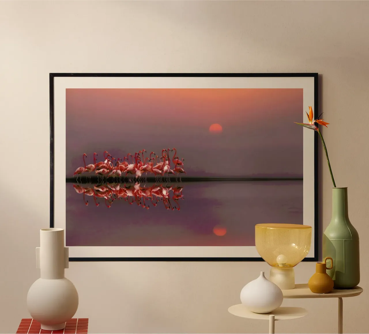 Purple Sunset - Anna Cseresnjes carta hahnemühle da Pictufy