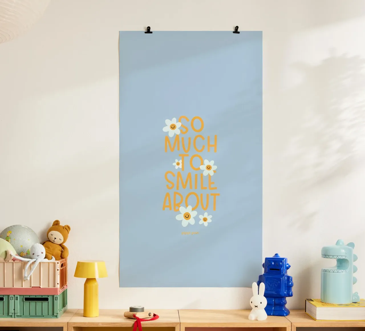 così tanto da sorridere poster con telaio in alluminio da mazzihanq