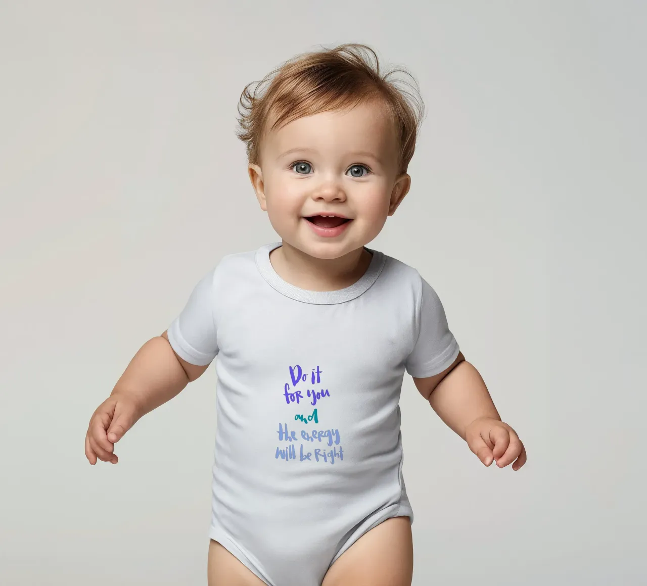 Do It For You body neonato maniche corte da Brushmeetspaper