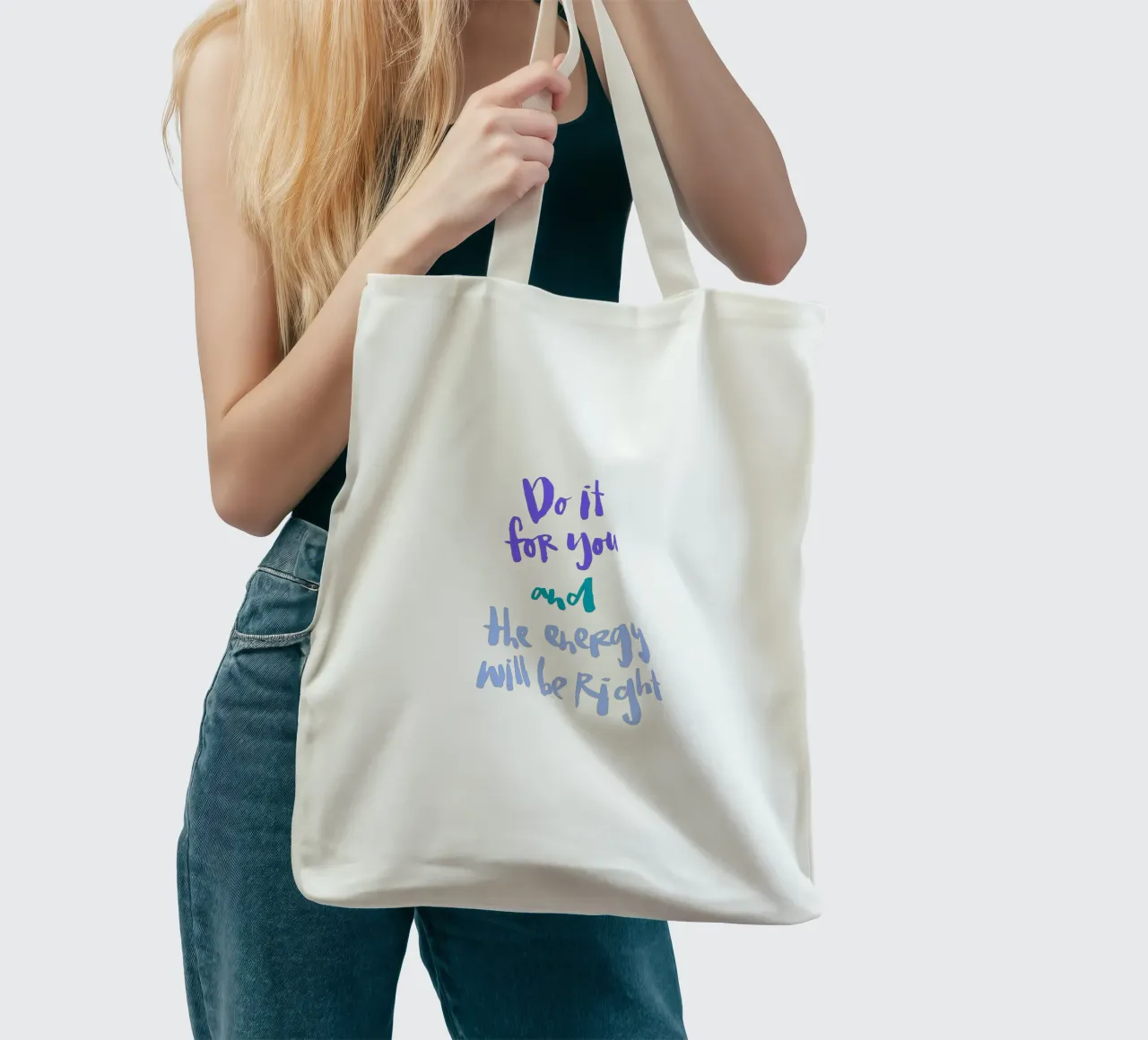 Do It For You borsa in juta da Brushmeetspaper