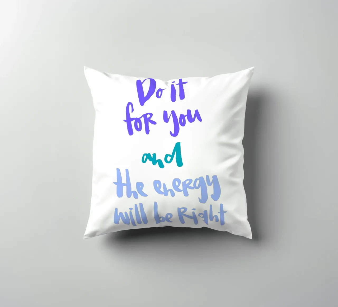 Do It For You cuscino da Brushmeetspaper