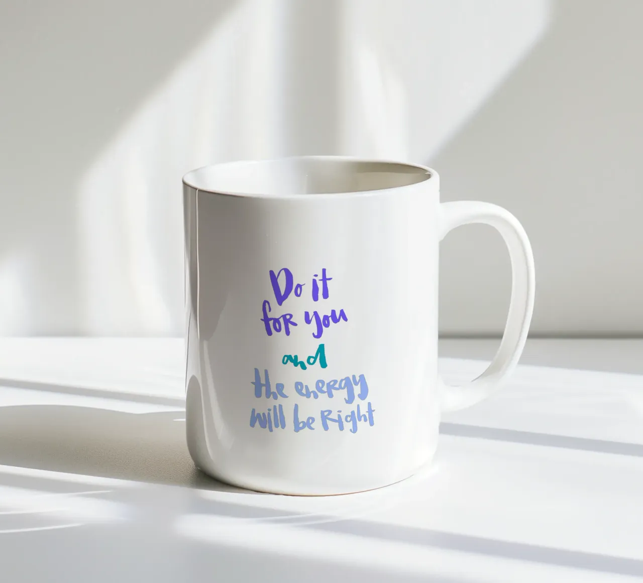 Do It For You tazza in ceramica da Brushmeetspaper