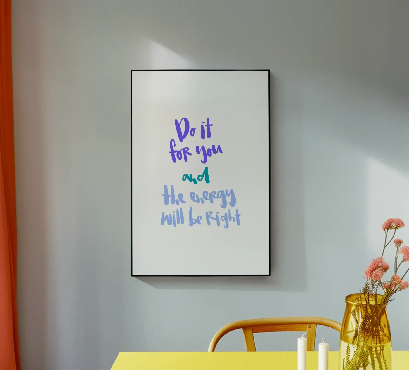 Do It For You acrylic glass by Brushmeetspaper