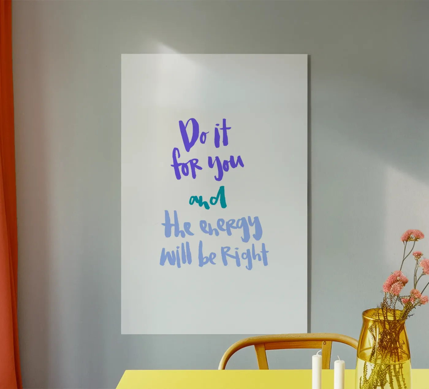 Do It For You acrylic glass by Brushmeetspaper
