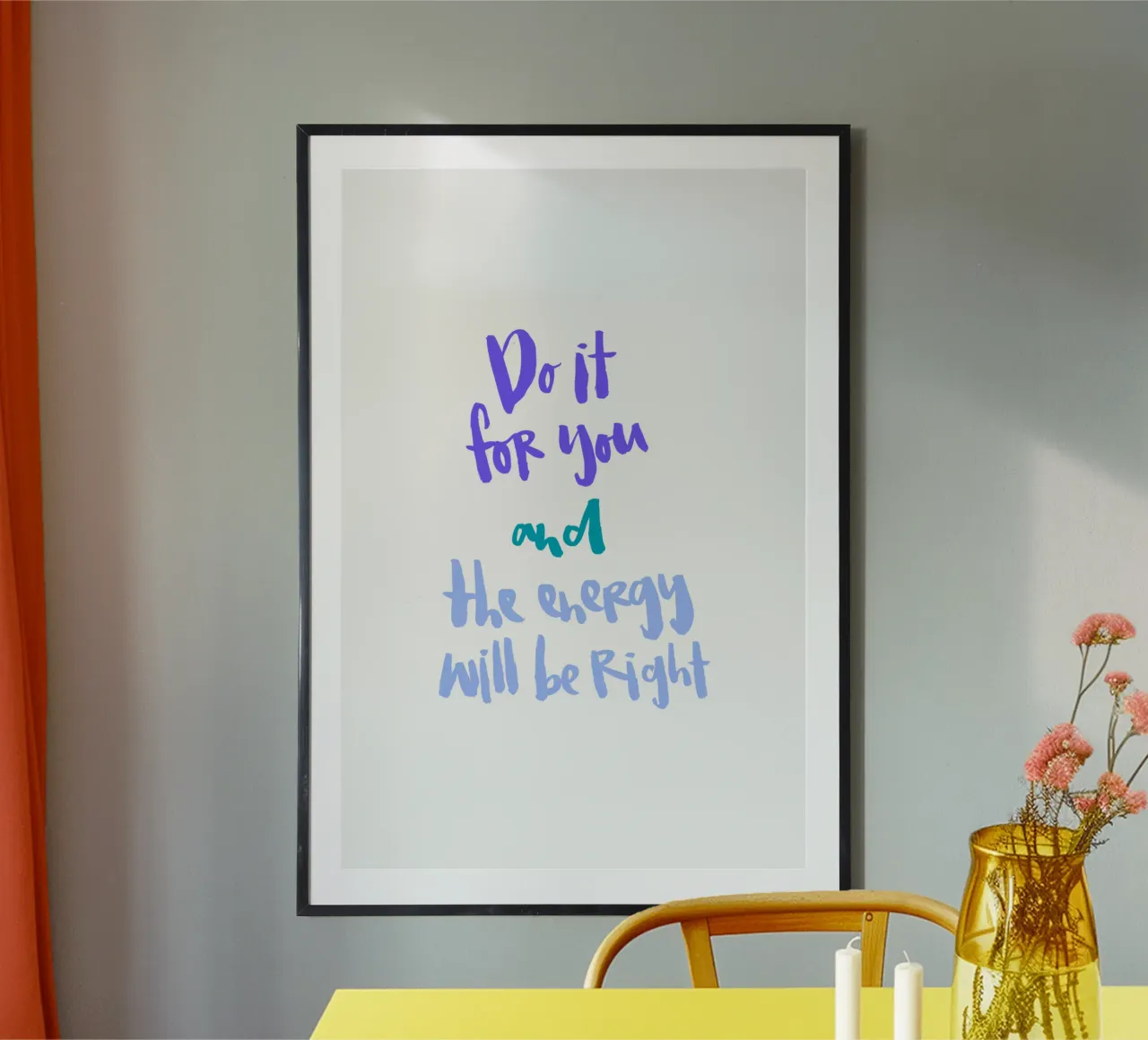Do It For You Poster von Brushmeetspaper