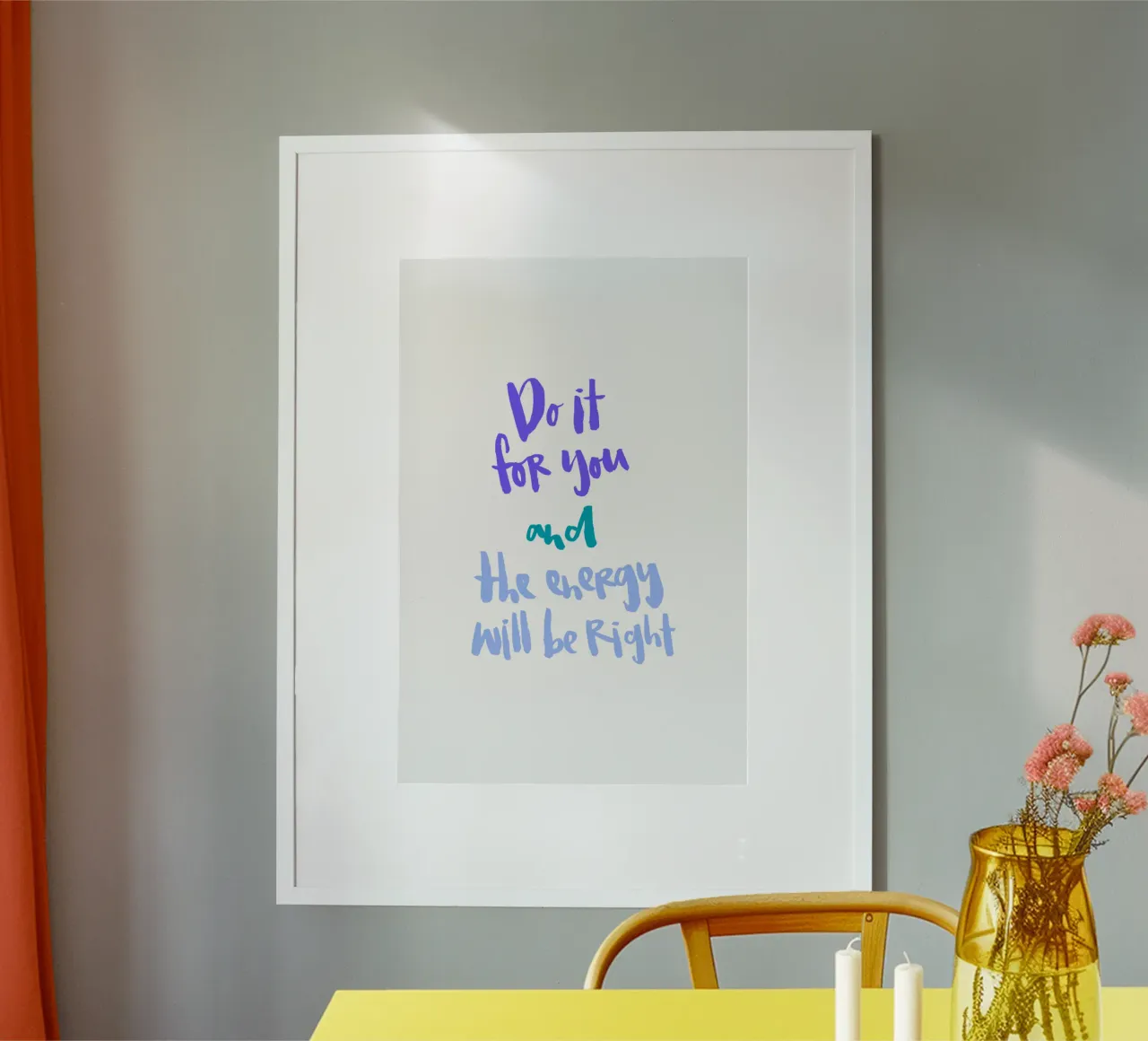 Do It For You Poster von Brushmeetspaper