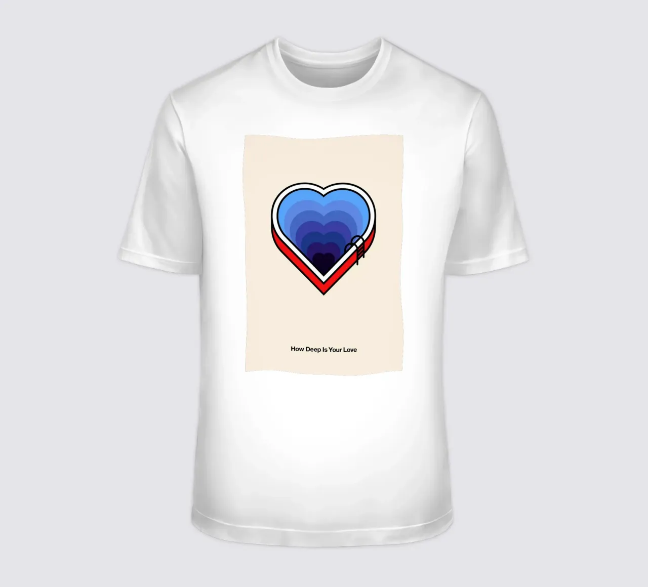How Deep is your Love t-shirt da Viktor Hertz