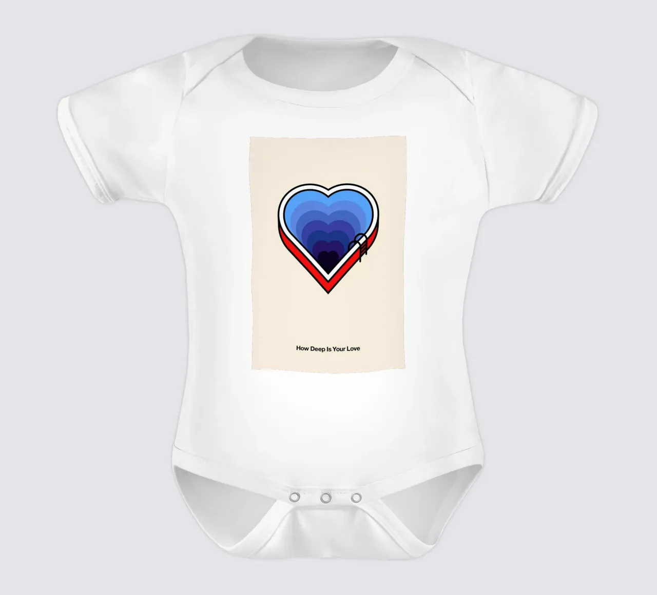 How Deep is your Love body de bebé de Viktor Hertz