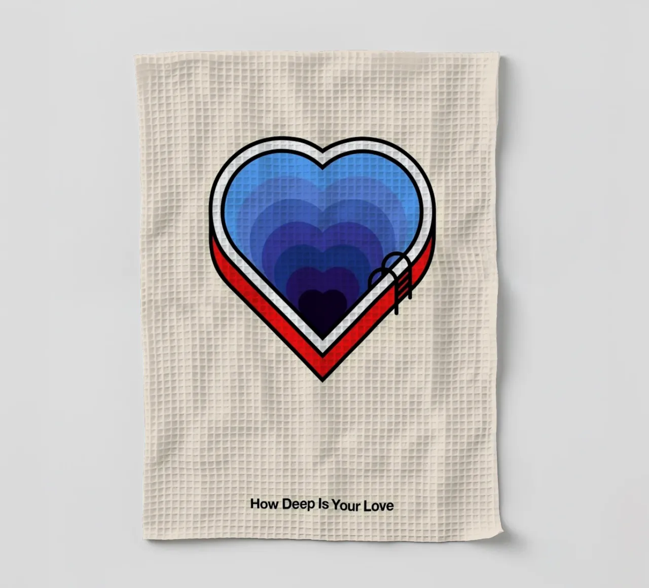 How Deep is your Love torchon de Viktor Hertz
