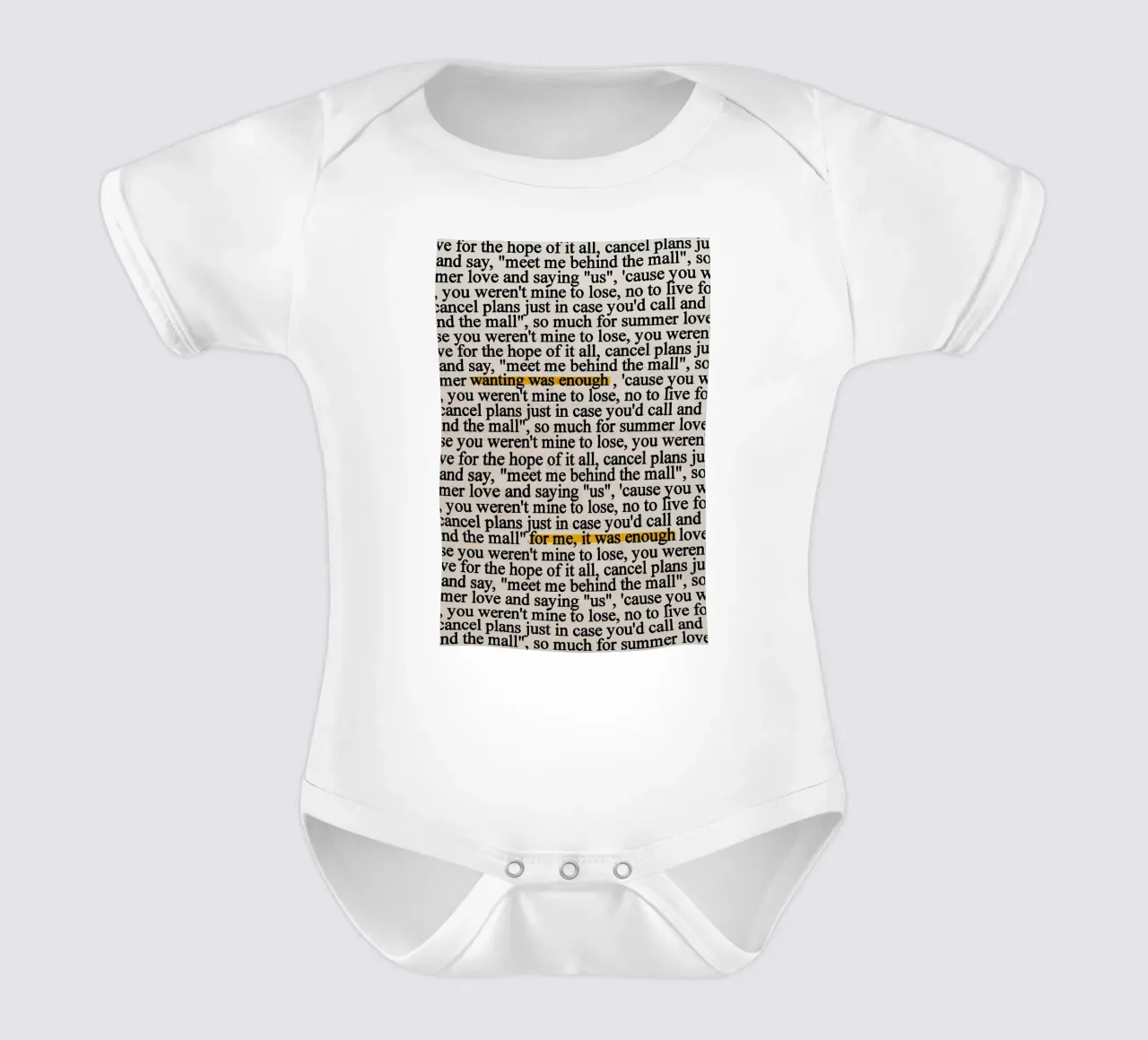 tolerateit short-sleeve baby romper by mazzihanq