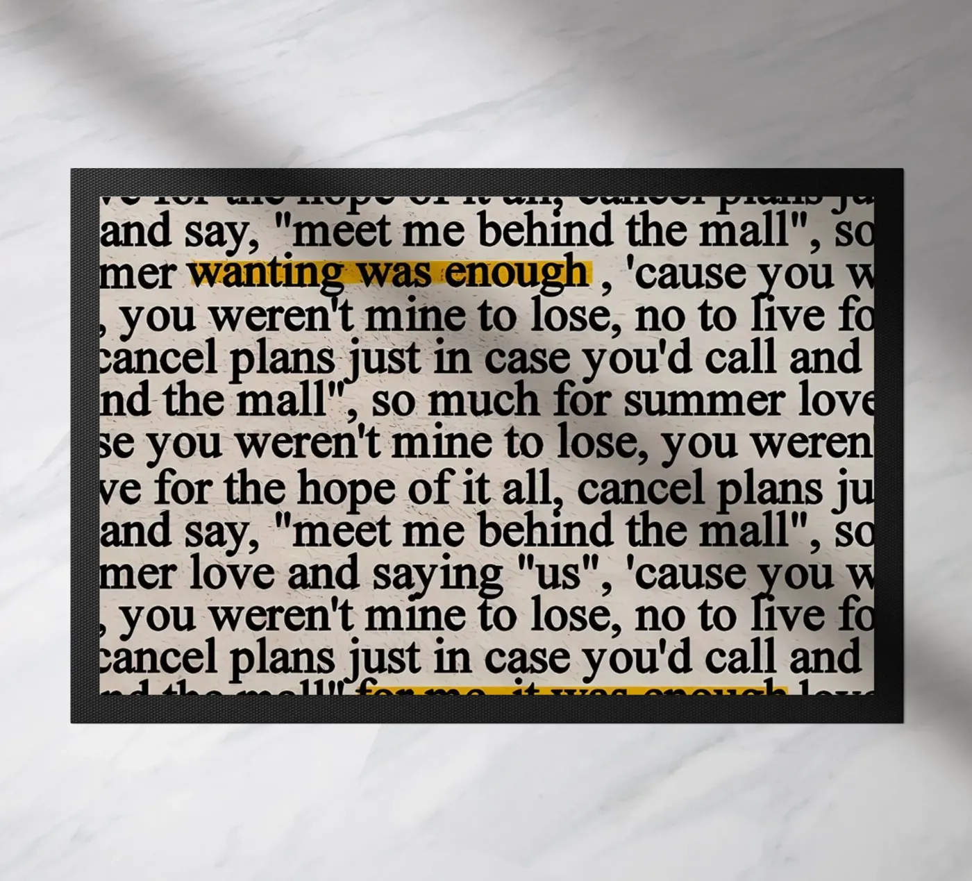 tollerare zerbino da mazzihanq