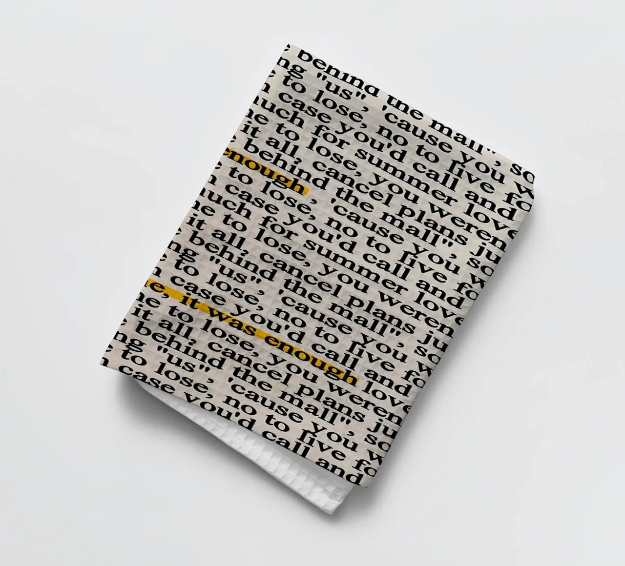 tolerateit tea towel by mazzihanq