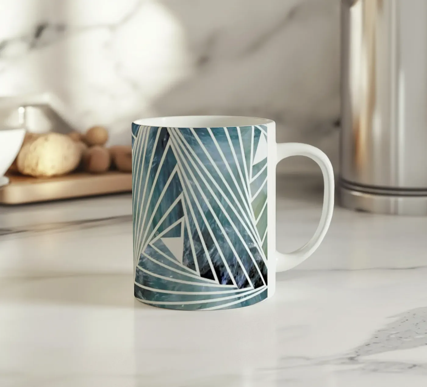 Acquamesh ceramic mug by Angelo Cerantola