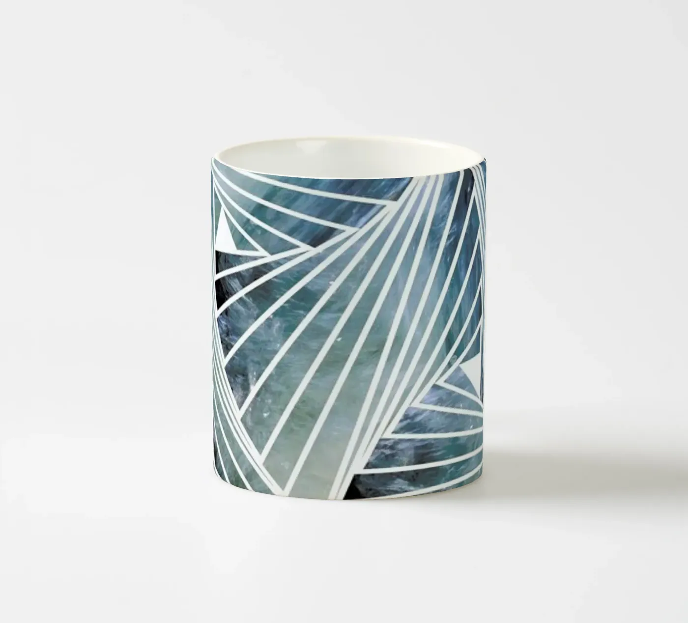 Acquamesh ceramic mug by Angelo Cerantola