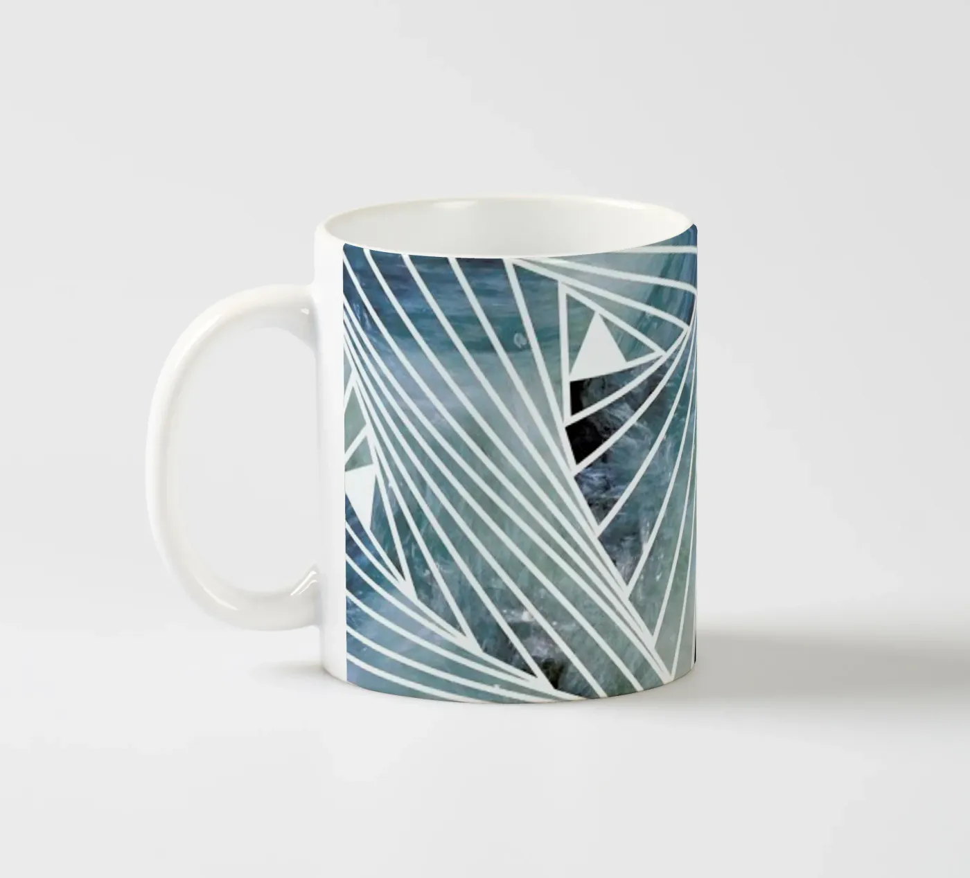 Acquamesh ceramic mug by Angelo Cerantola