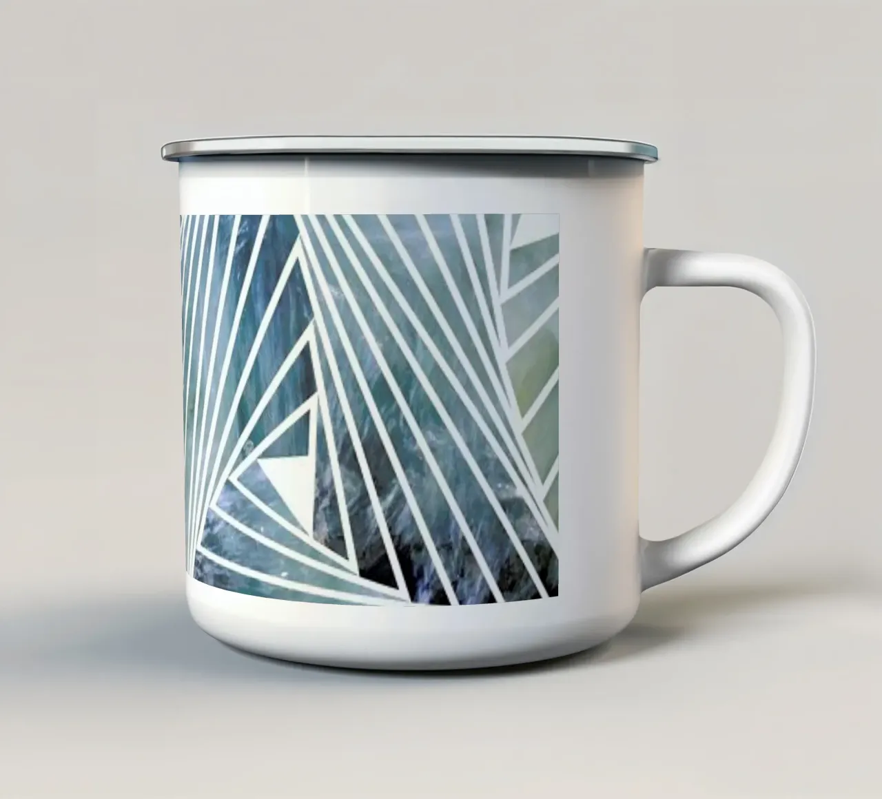 Acquamesh tazza in smalto da Angelo Cerantola