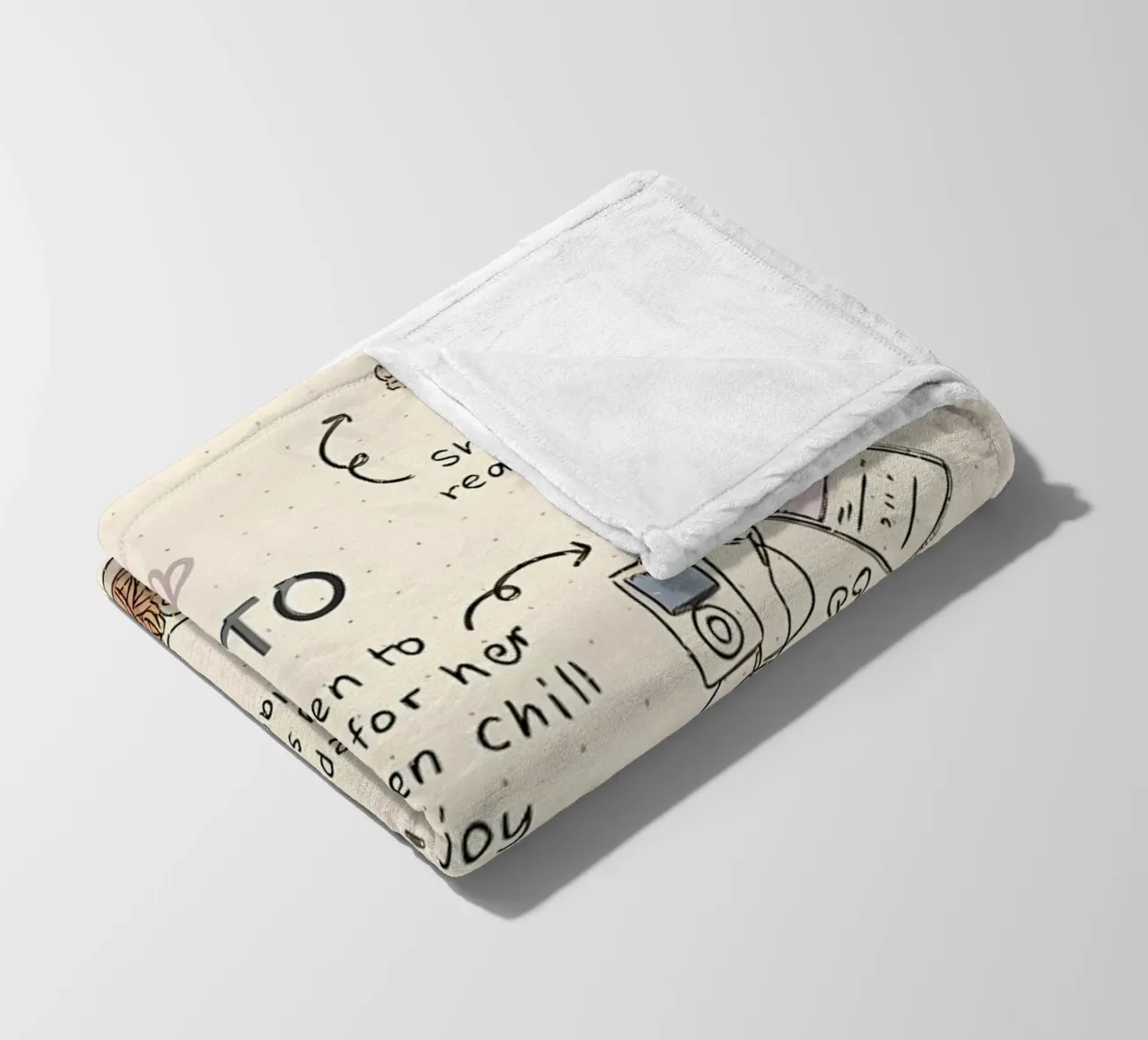 what kind of mind to understand fleece blanket by mazzihanq