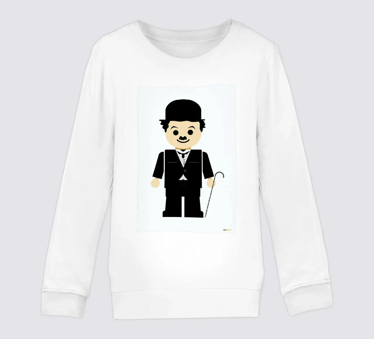 Chaplin Toy kids sweatshirt by Rafa Gomes
