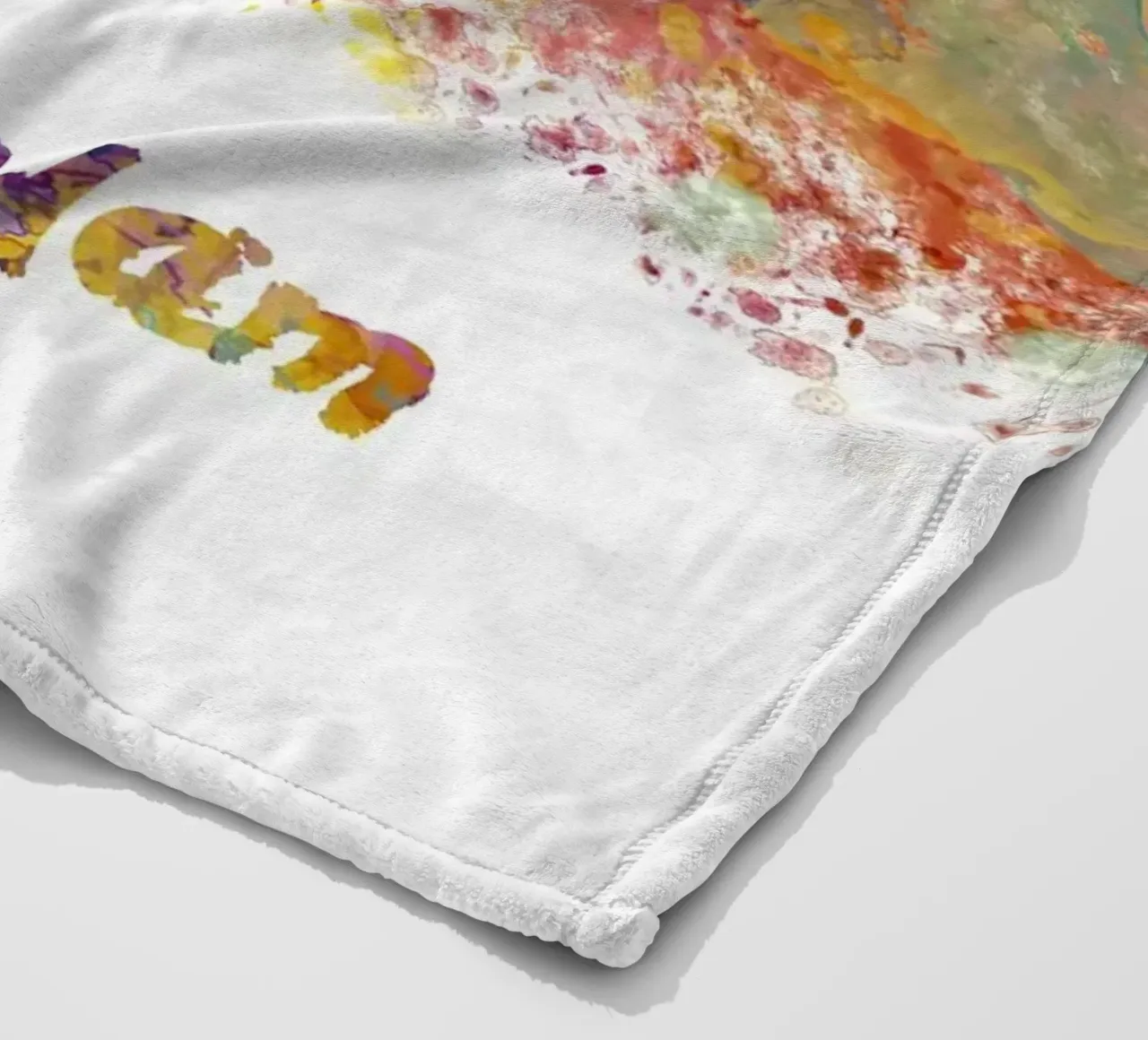 Lo skyline di Amsterdam in acquerello coperta in pile da 🎁 ARTVI-SHOP