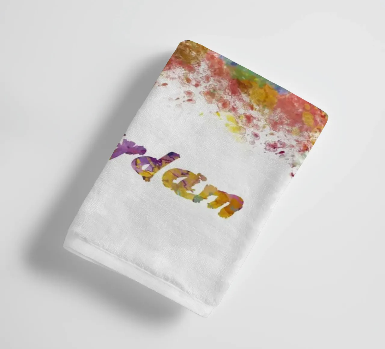 Lo skyline di Amsterdam in acquerello asciugamano da bagno da 🎁 ARTVI-SHOP