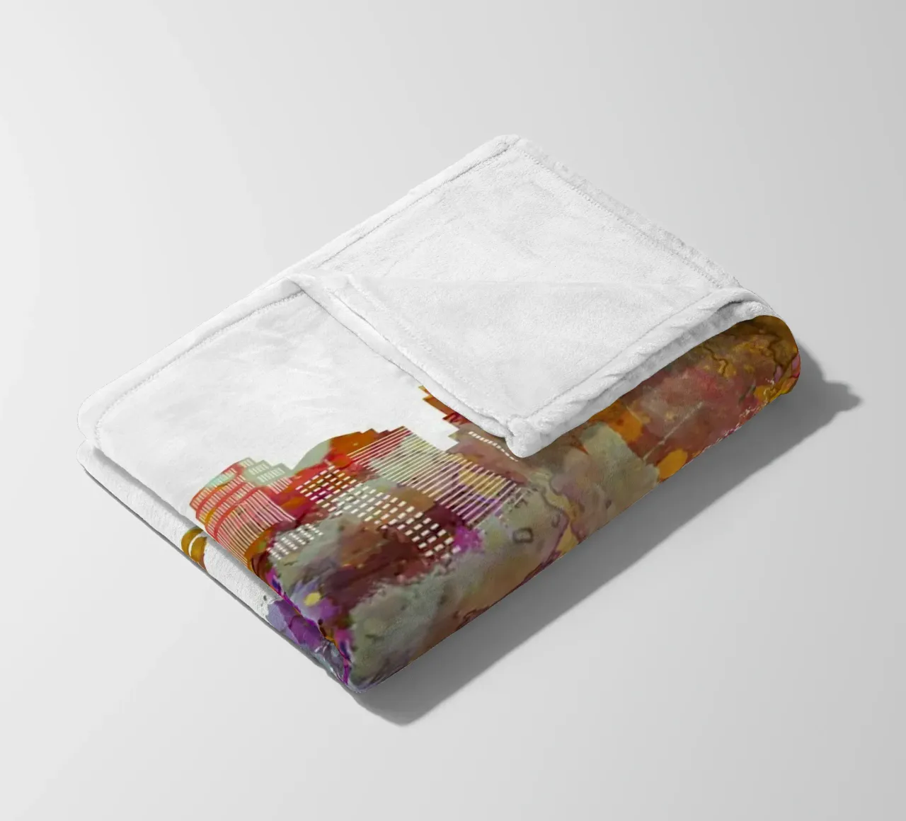 Lo skyline di Austin in acquerello coperta in pile da ARTVI-SHOP