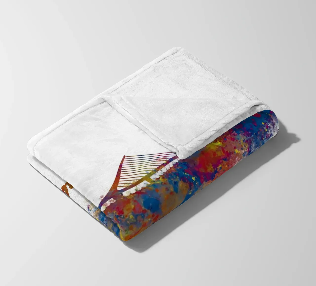 Lo skyline di Buenos Aires in acquerello coperta in pile da 🎁 ARTVI-SHOP