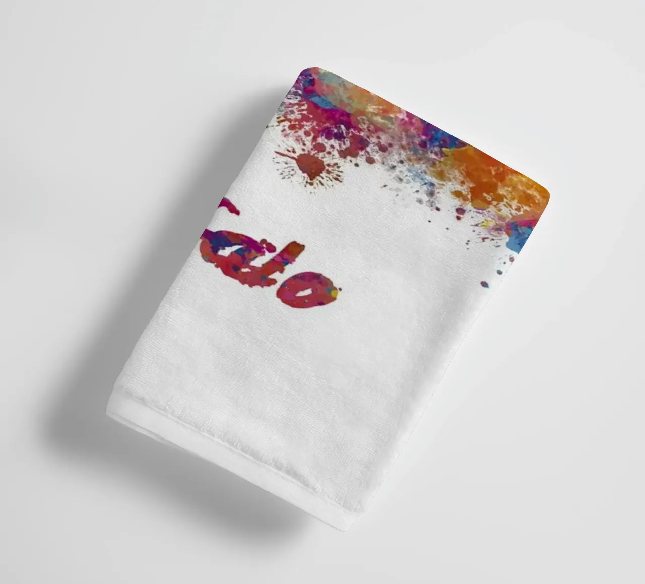 Buffalo skyline in watercolor towel by 🎁 ARTVI-SHOP