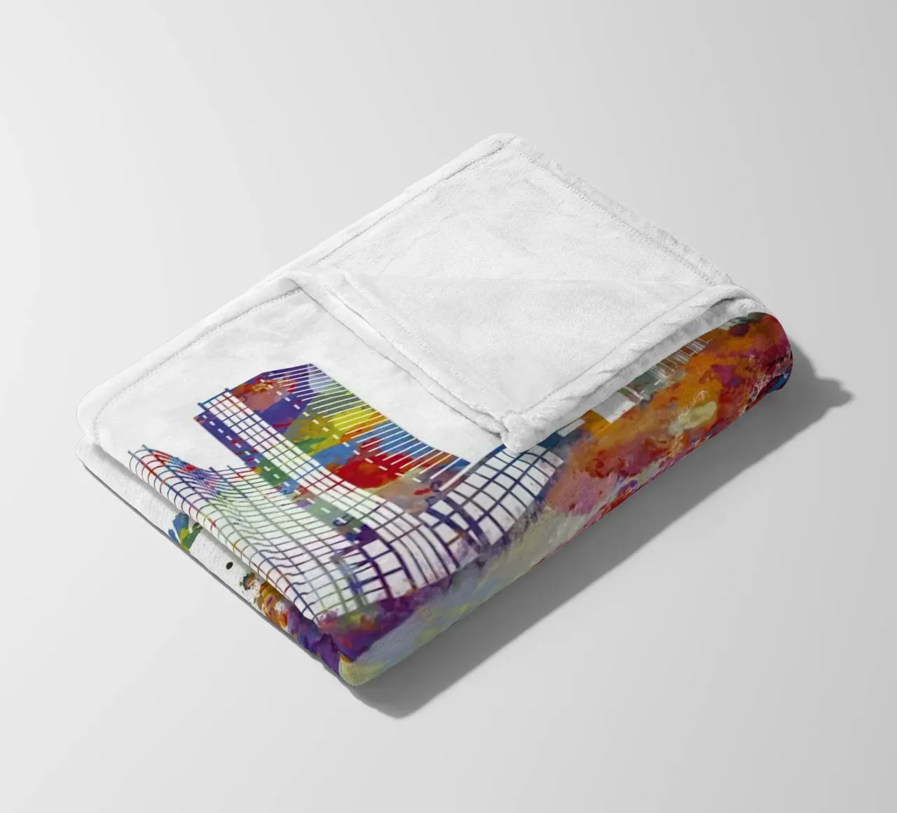 Lo skyline di Copenaghen in acquerello coperta in pile da ARTVI-SHOP